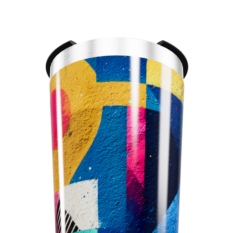 Copo Térmico - Estampa Geométrica Colorida