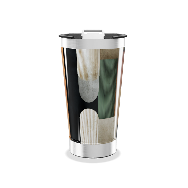 Copo Térmico - Estampa Geométrica Colorida