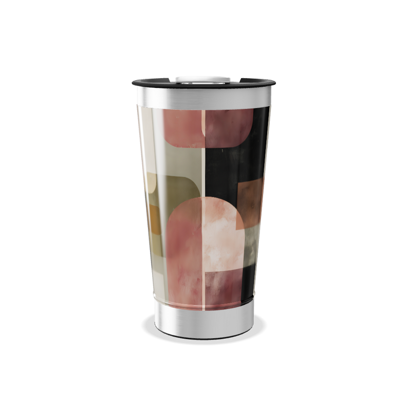 Copo Térmico - Estampa Geométrica Colorida