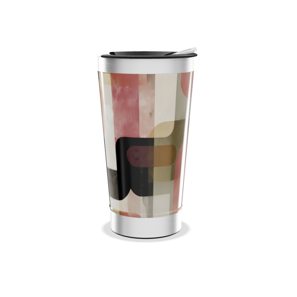 Copo Térmico - Estampa Geométrica Colorida