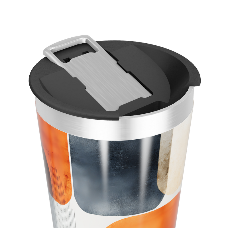 Copo Térmico - Estampado Geométrico Colorido