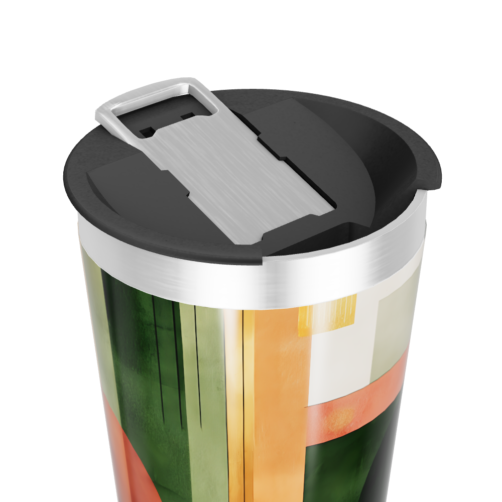 Copo Térmico - Estampa Abstrata Colorida