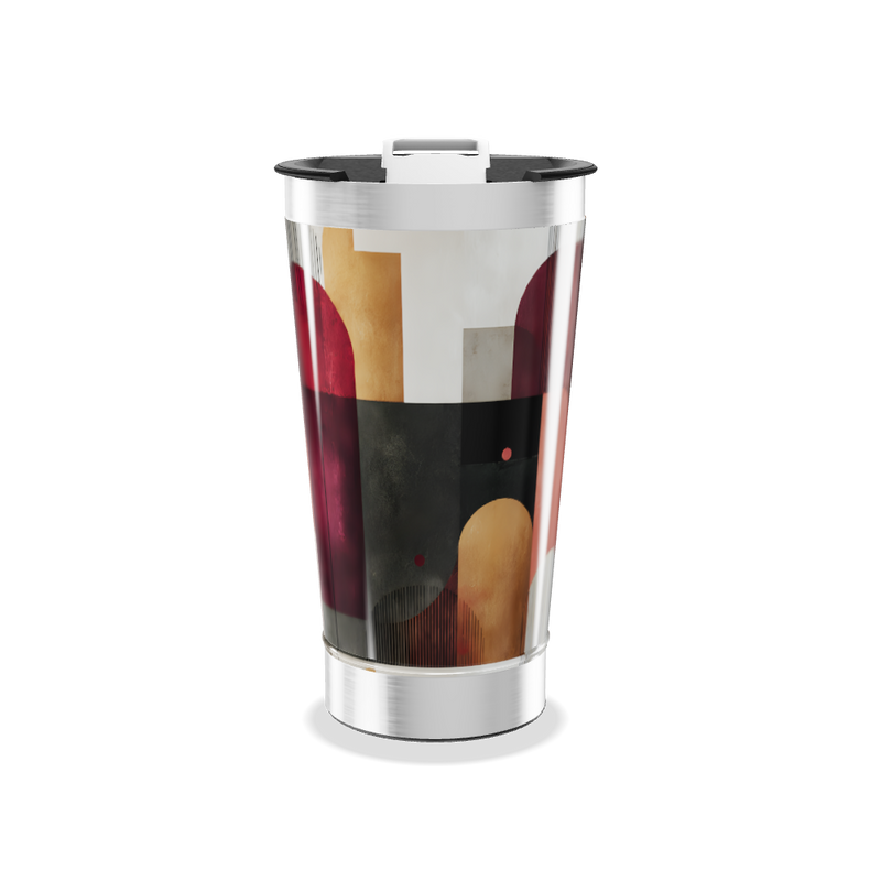 Copo Térmico - Estampa Geométrica Colorida