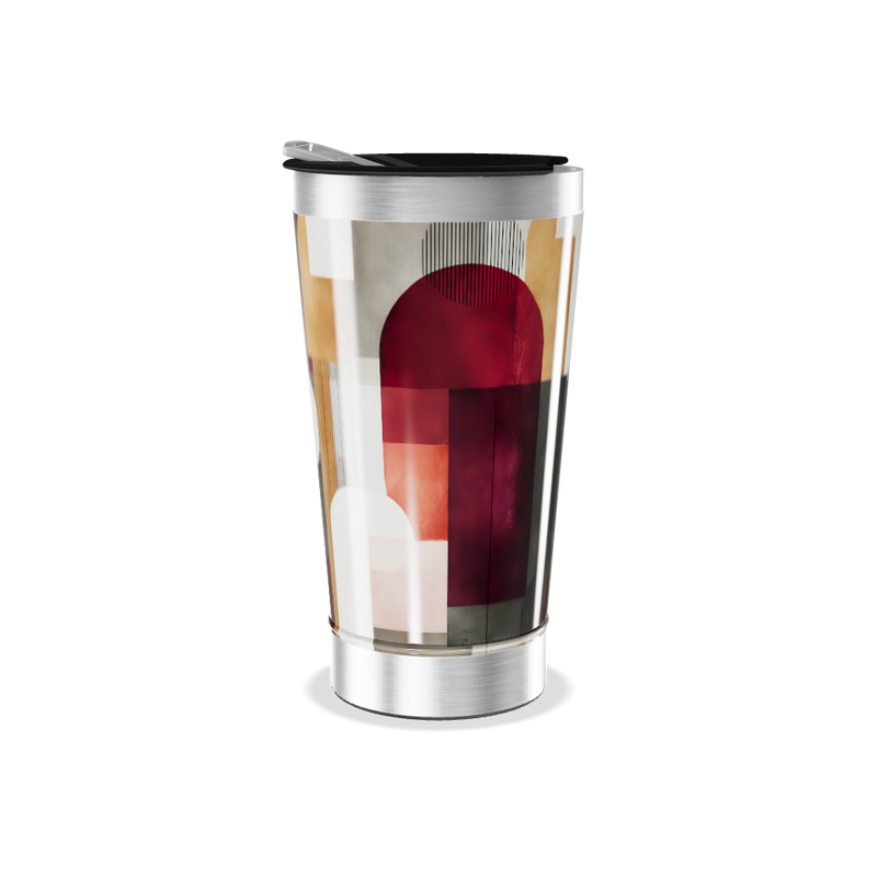 Copo Térmico - Estampa Geométrica Colorida