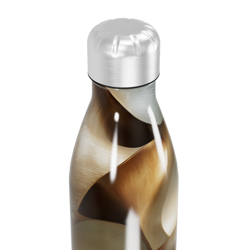 Garrafa Inox Estampa Abstrata Multicolorida