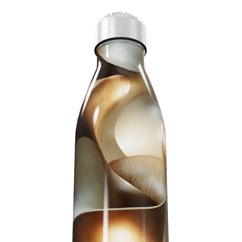 Garrafa Inox Estampa Abstrata Multicolorida