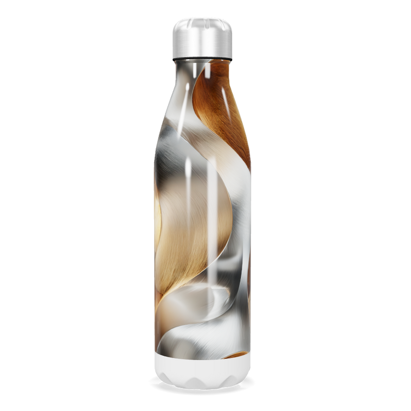 Garrafa Inox Design Cores Metalizadas