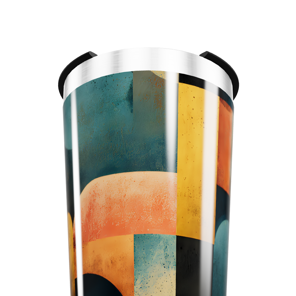 Copo Térmico - Estampa Geométrica Colorida