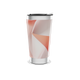 Copo Térmico - Design Geométrico Laranja