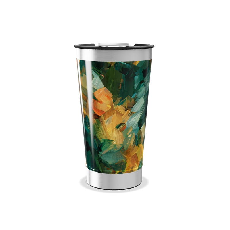 Copo Térmico - Abstrato Multicolorido