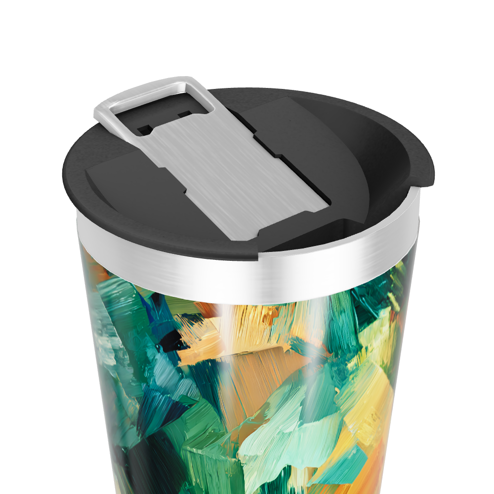 Copo Térmico - Abstrato Multicolorido