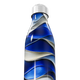 Garrafa Inox Azul - Design Ondulado