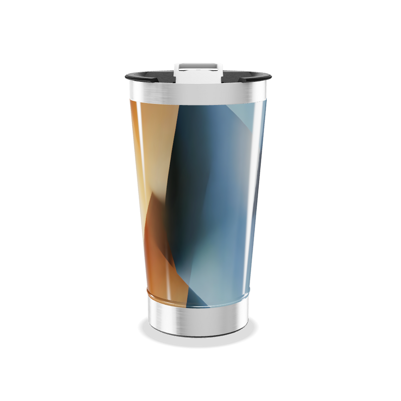 Copo Térmico - Estampa Geométrica Colorida