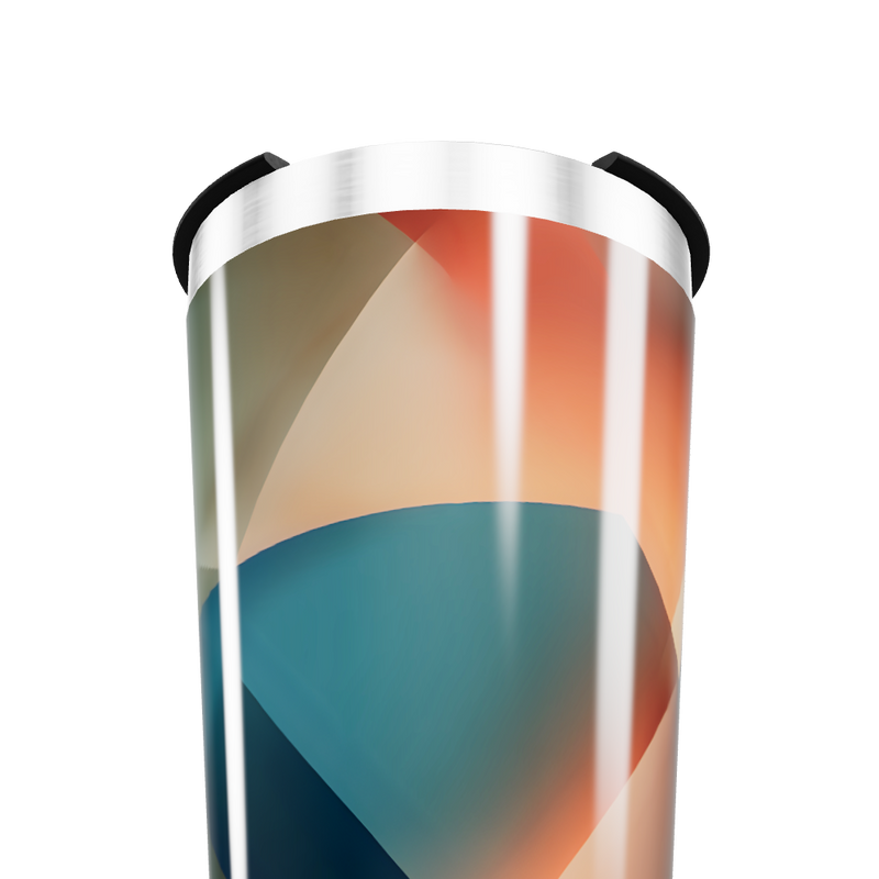 Copo Térmico - Estampa Geométrica Colorida