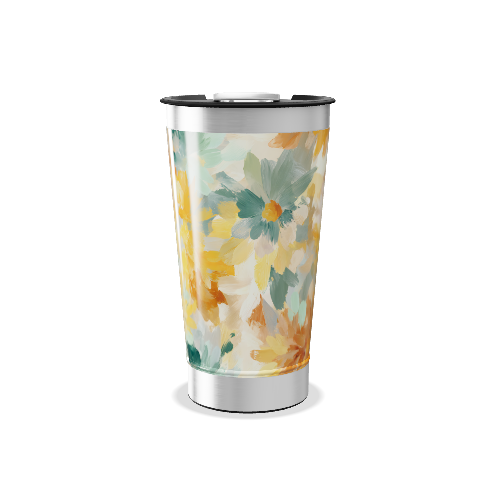 Copo Térmico - Floral Colorido