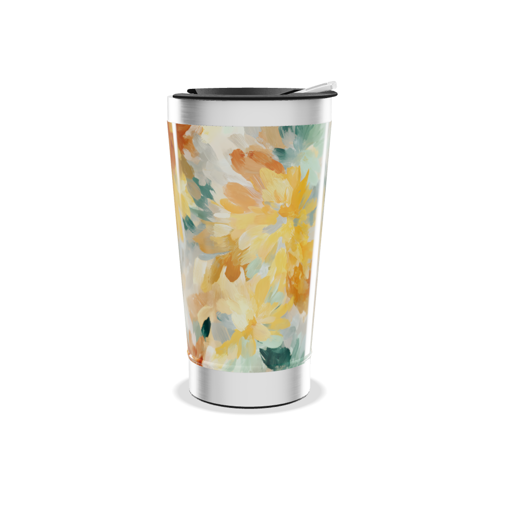 Copo Térmico - Floral Colorido