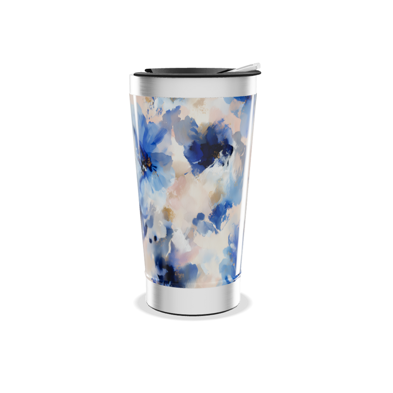 Copo Térmico - Floral Azul