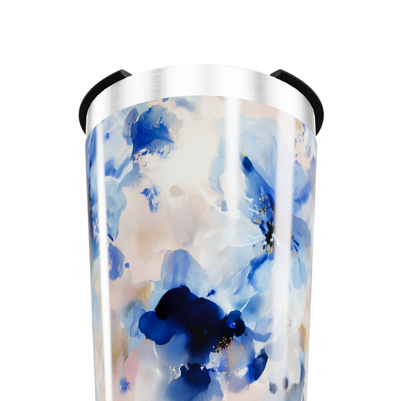 Copo Térmico - Floral Azul