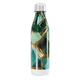 Garrafa Inox - Estampa Geométrica Verde