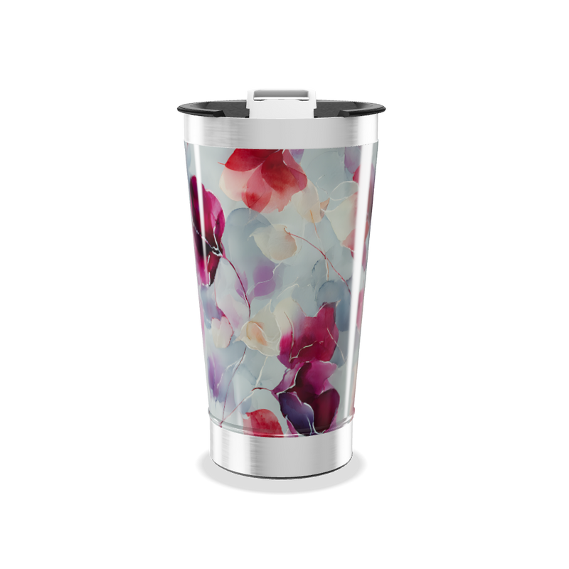 Copo Térmico - Floral Aquarela