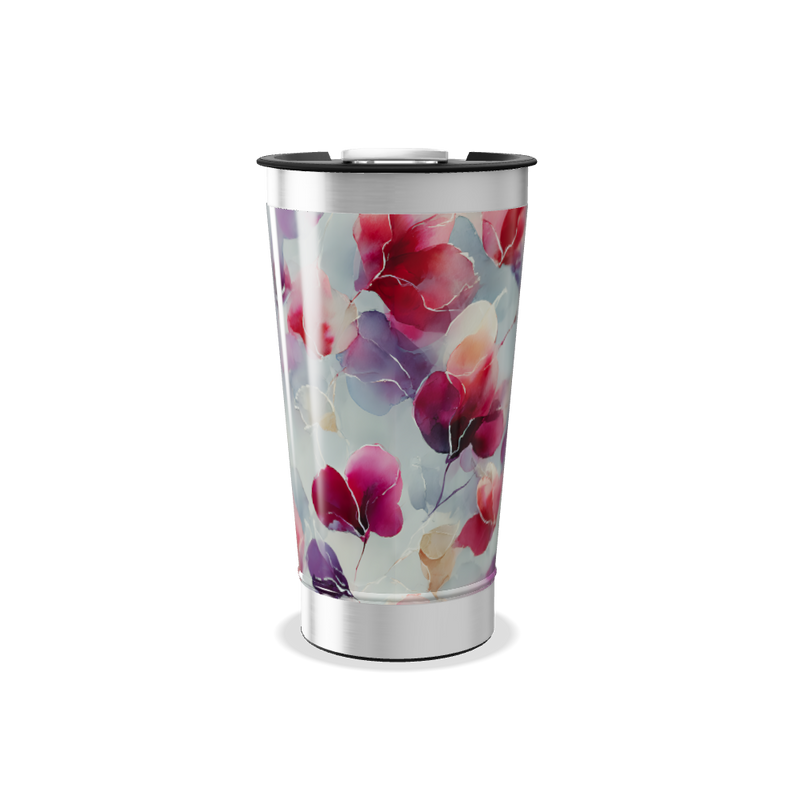 Copo Térmico - Floral Aquarela