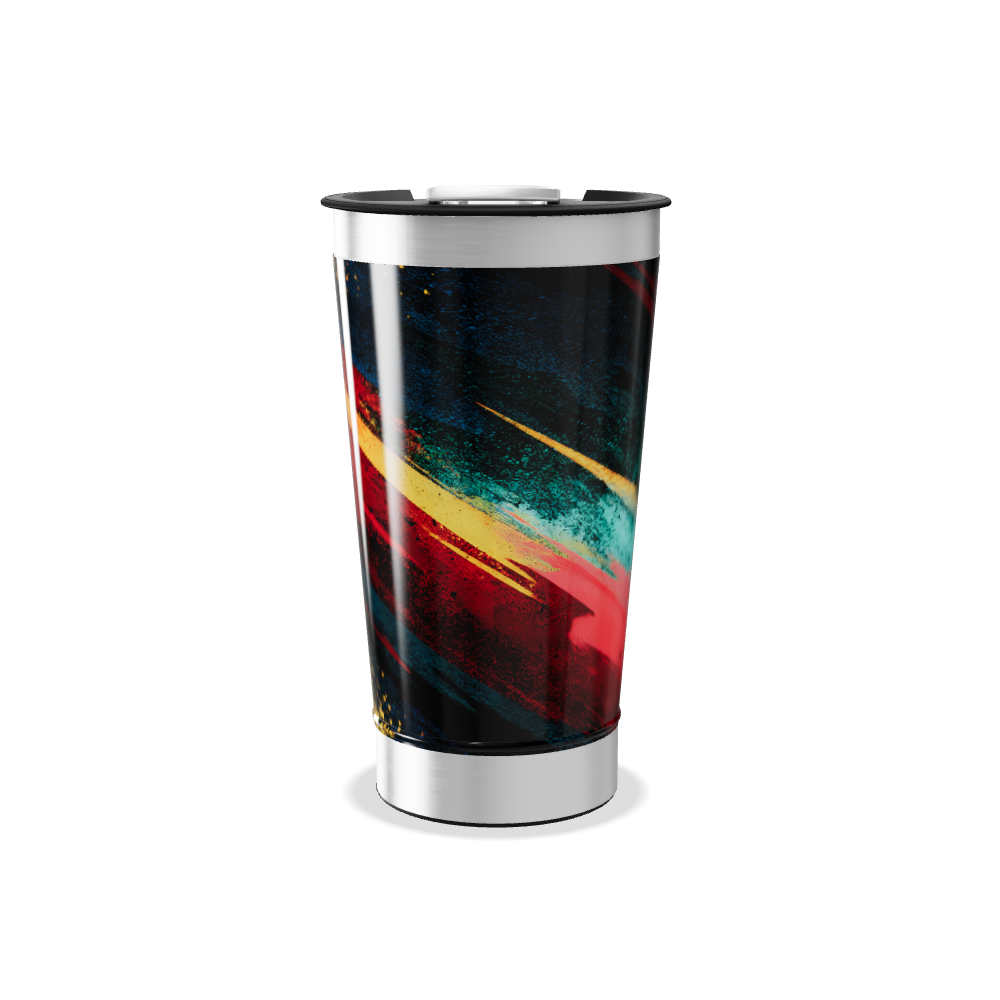 Copo Térmico - Estampa Colorida Aço Inox