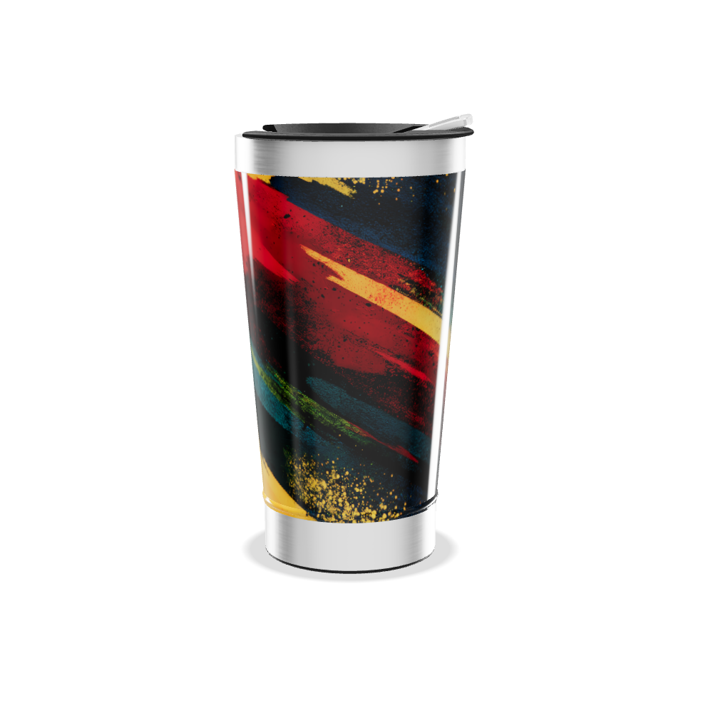 Copo Térmico - Estampa Colorida Aço Inox