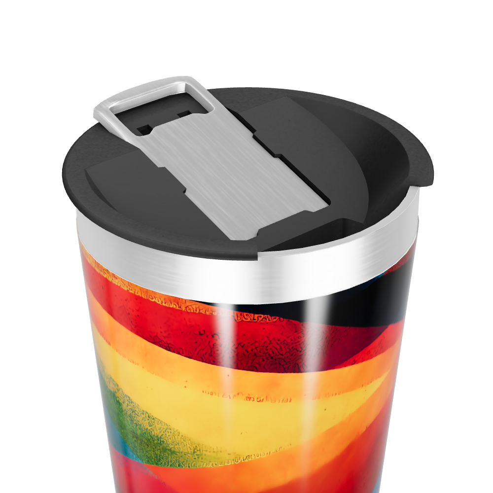 Copo Térmico - Estampa Colorida Aço Inox