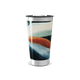 Copo Térmico - Abstrato Multicolorido Aço