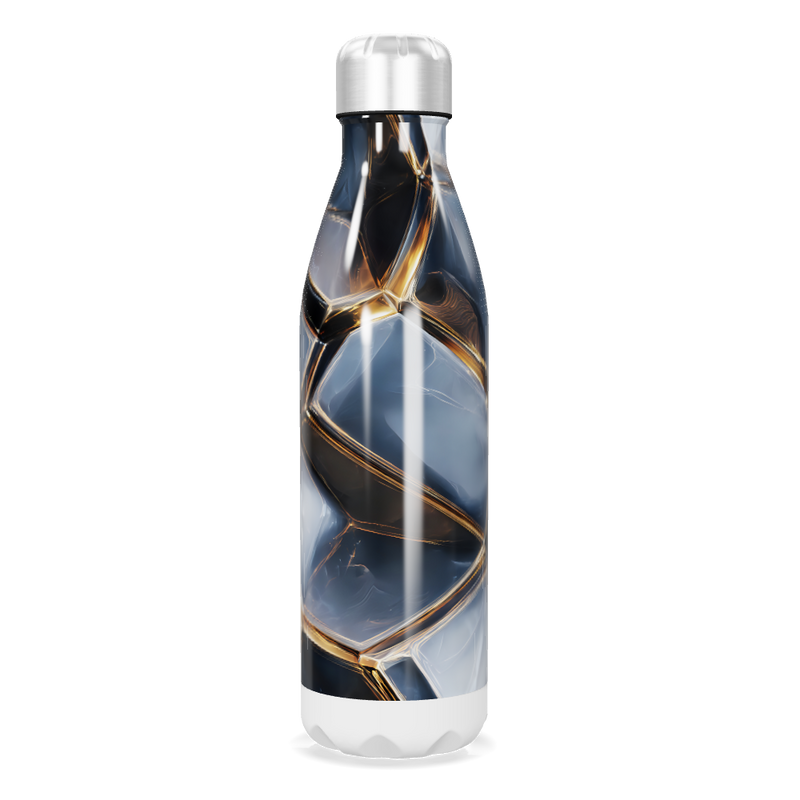 Garrafa Inox - Design Abstrato Multicor