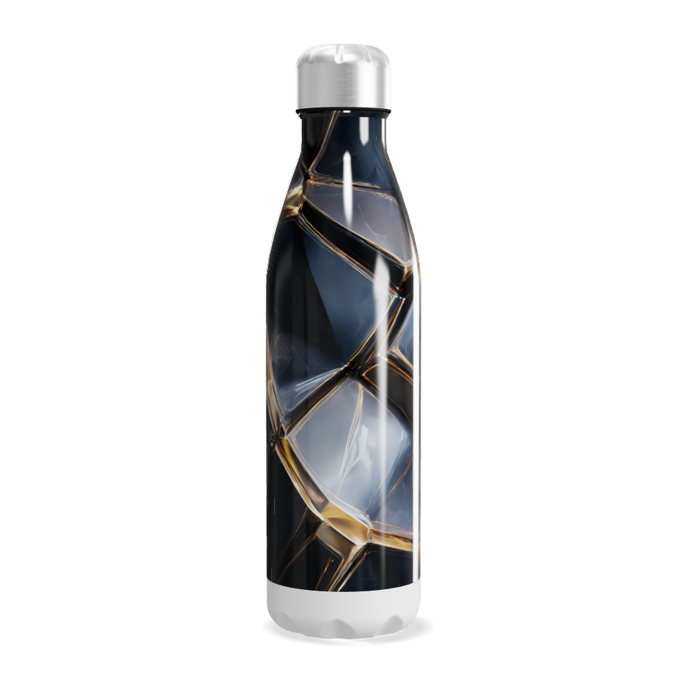 Garrafa Inox - Design Abstrato Multicor