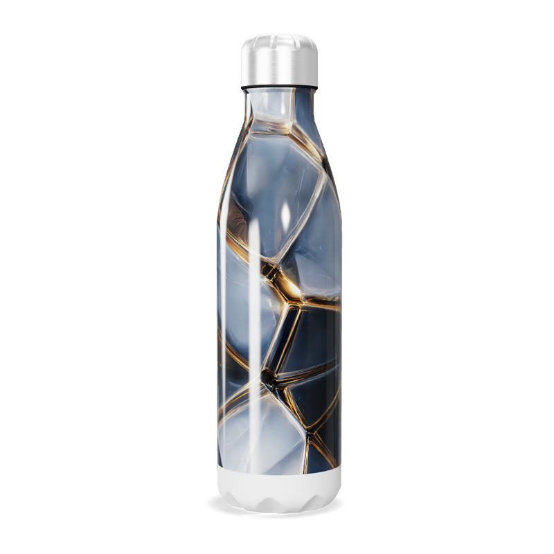 Garrafa Inox - Design Abstrato Multicor