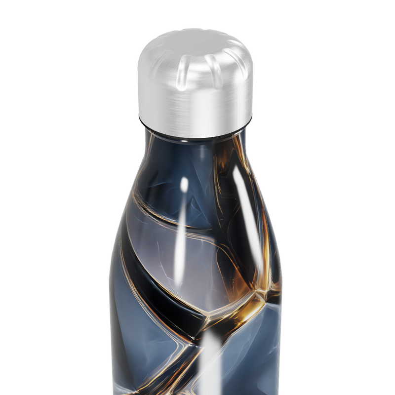 Garrafa Inox - Design Abstrato Multicor