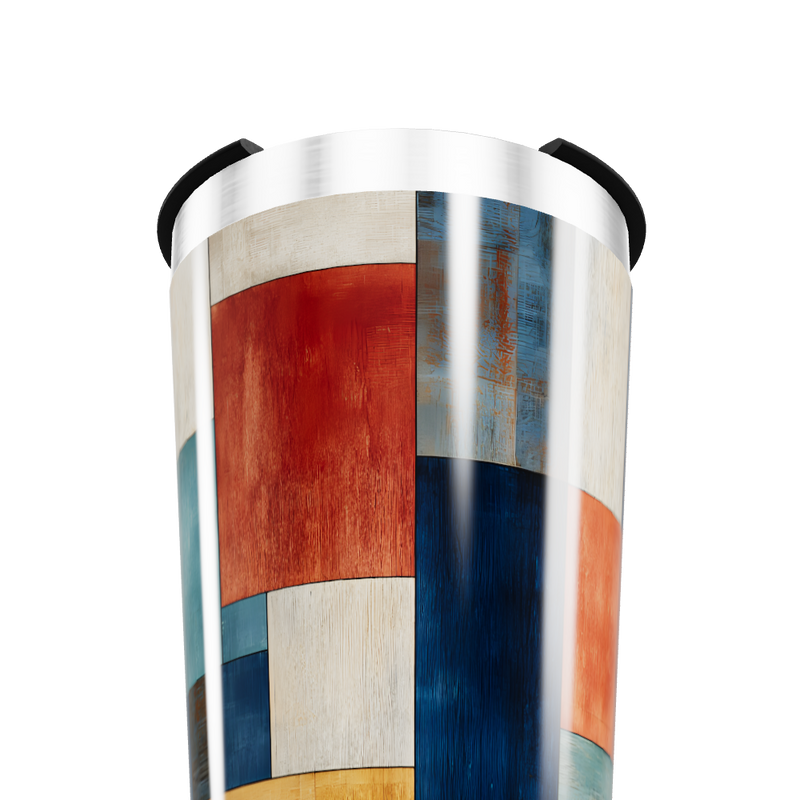 Copo Térmico - Estampa Geométrica Colorida