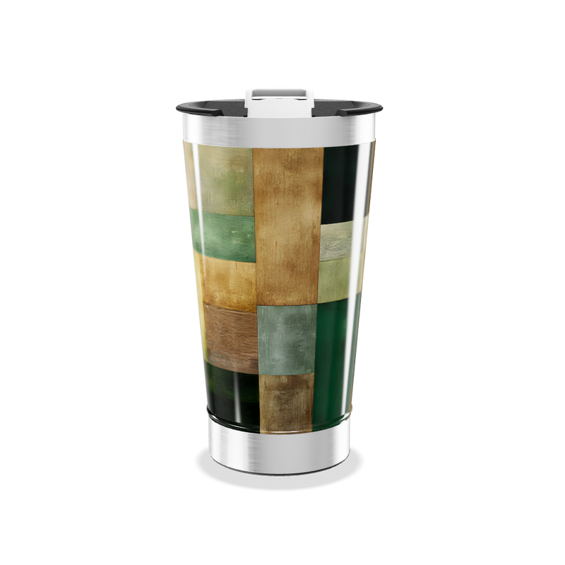 Copo Térmico - Estampa Colorida Madeira