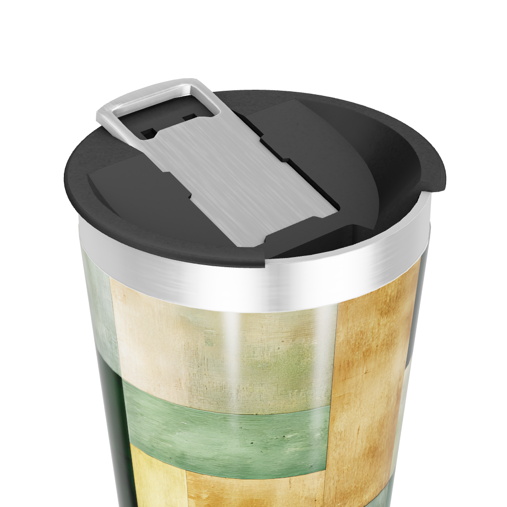 Copo Térmico - Estampa Colorida Madeira