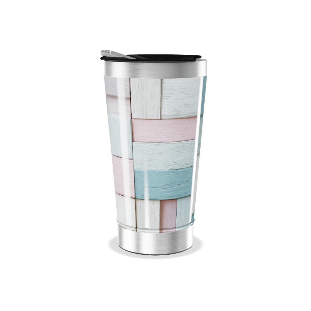 Copo Térmico - Estampa Colorida Madeira