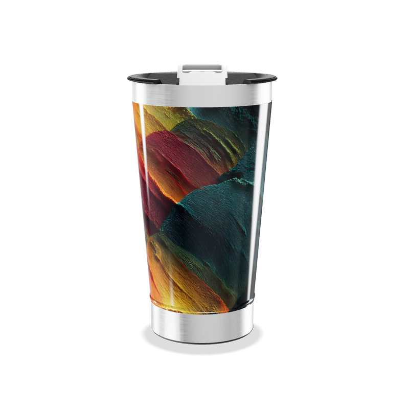 Copo Térmico - Estampa Colorida Aço Inox