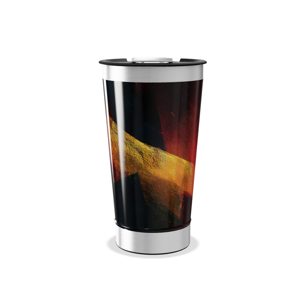 Copo Térmico - Abstrato Colorido Inox