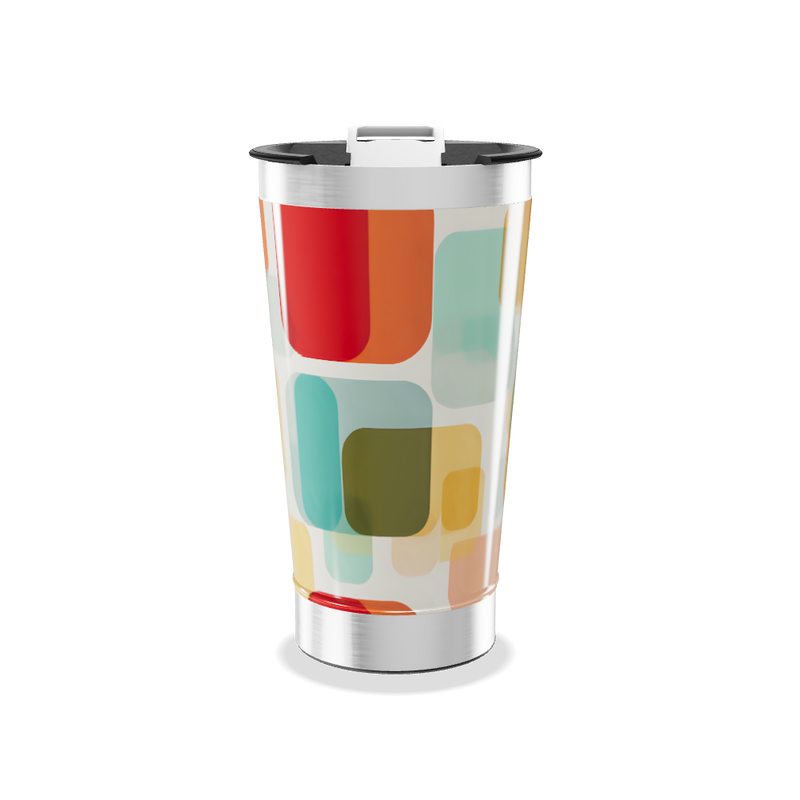 Copo Térmico - Estampado Multicolorido