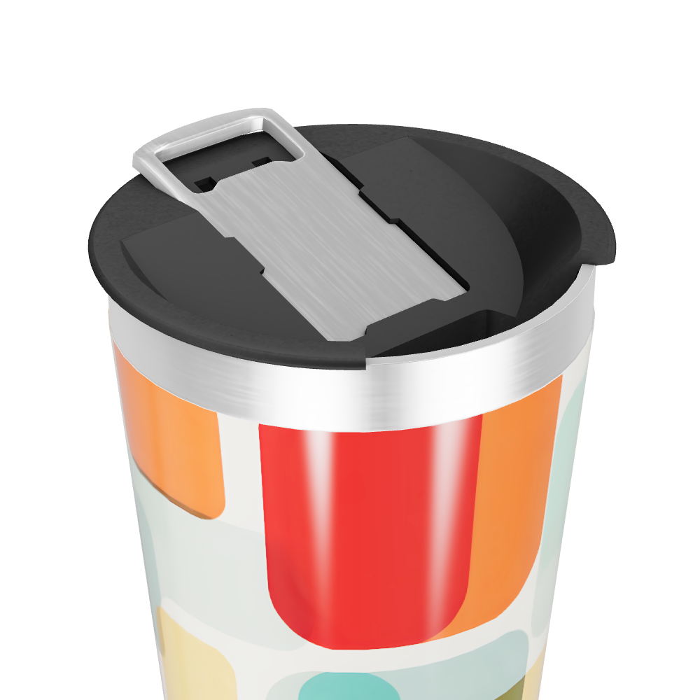 Copo Térmico - Estampado Multicolorido