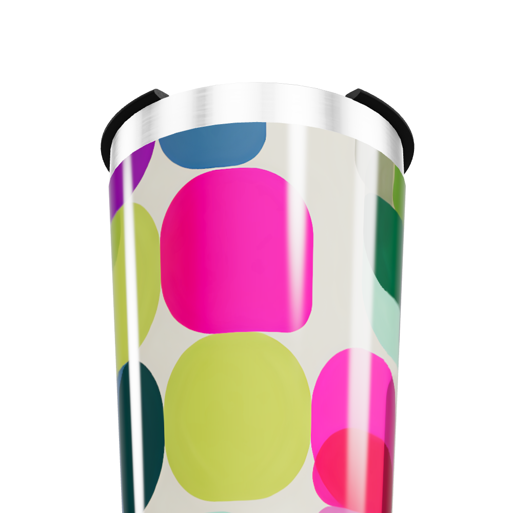 Copo Térmico - Colorido com Bolhas