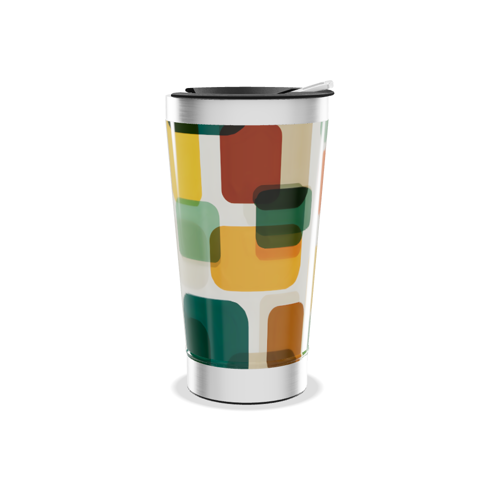 Copo Térmico - Estampado Multicolorido