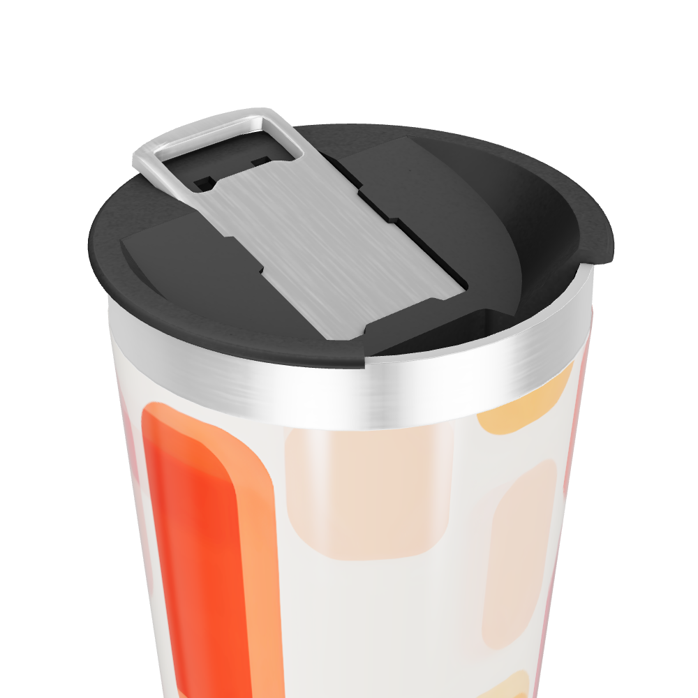 Copo Térmico - Estampa Colorida Geométrica