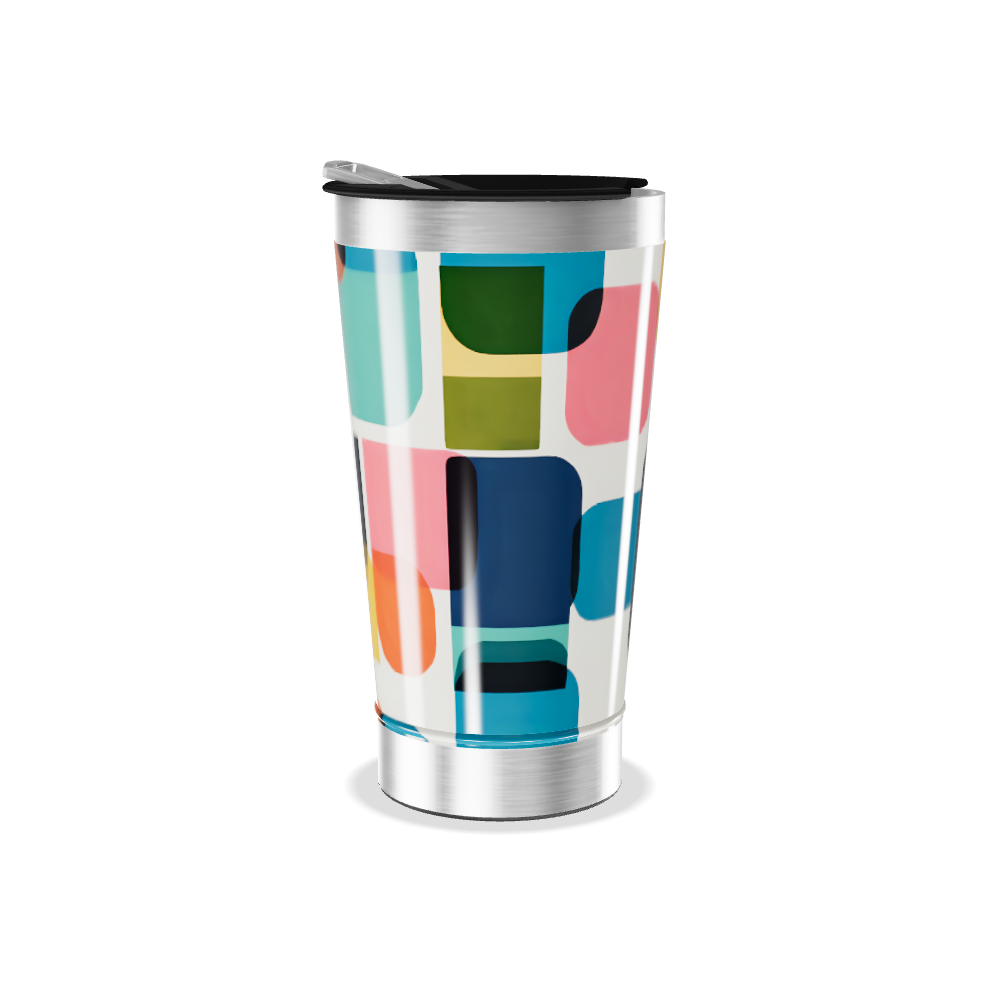 Copo Térmico - Estampado Colorido Inox