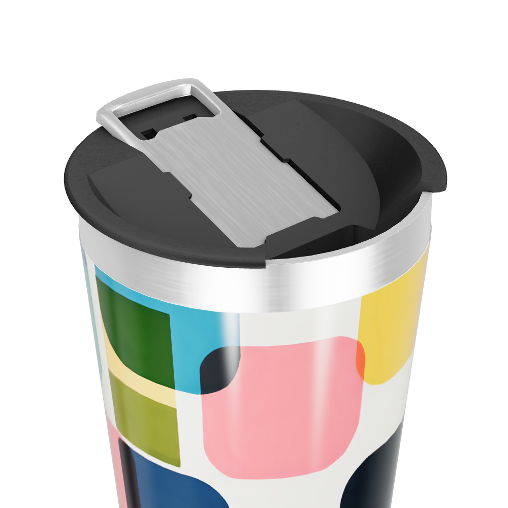 Copo Térmico - Estampado Colorido Inox