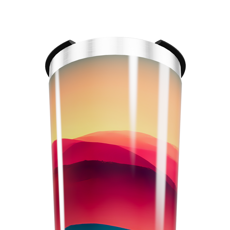Copo Térmico - Paisagem Colorida Aço Inox
