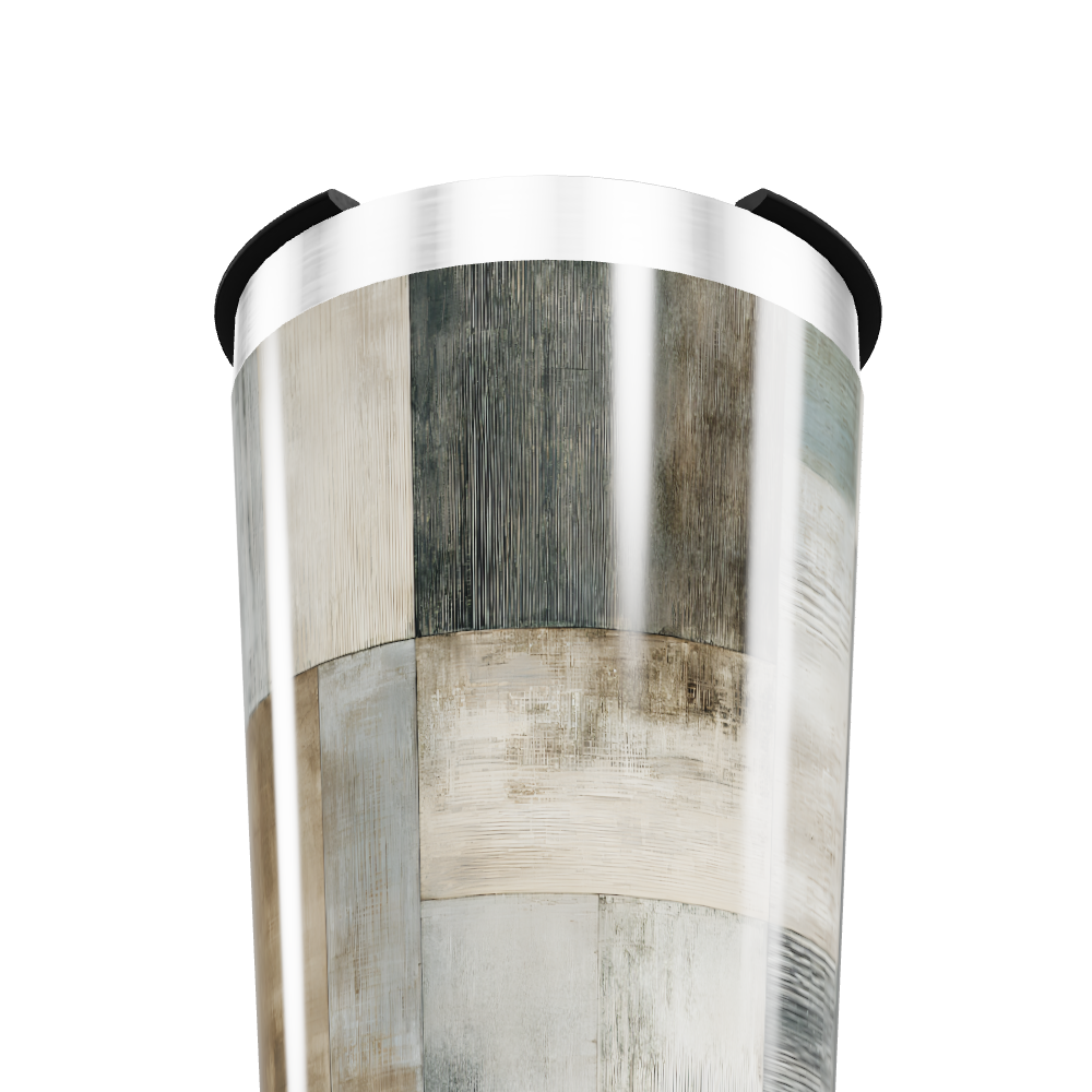 Copo Térmico - Estampa Madeira Colorida