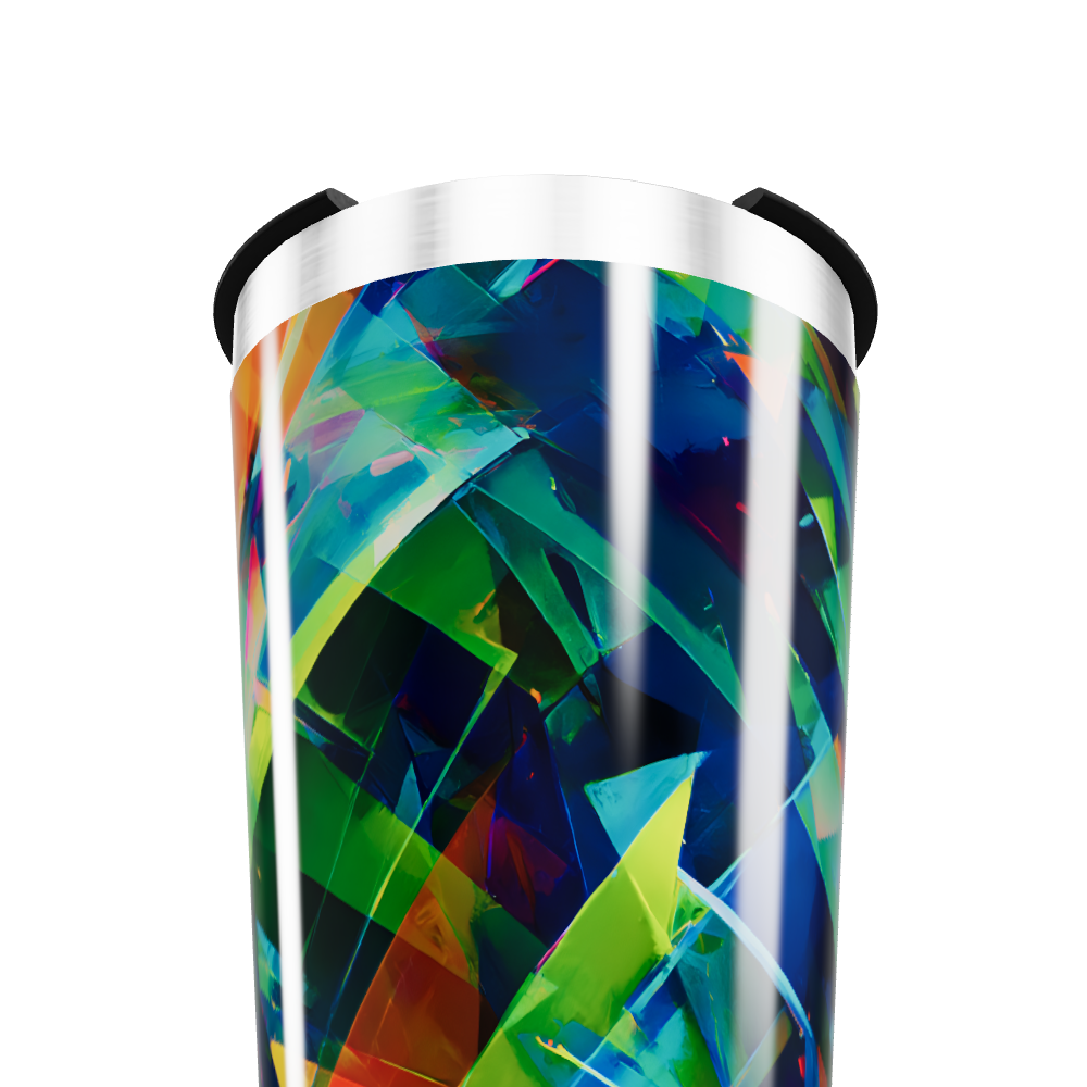 Copo Térmico - Estampa Geométrica Colorida