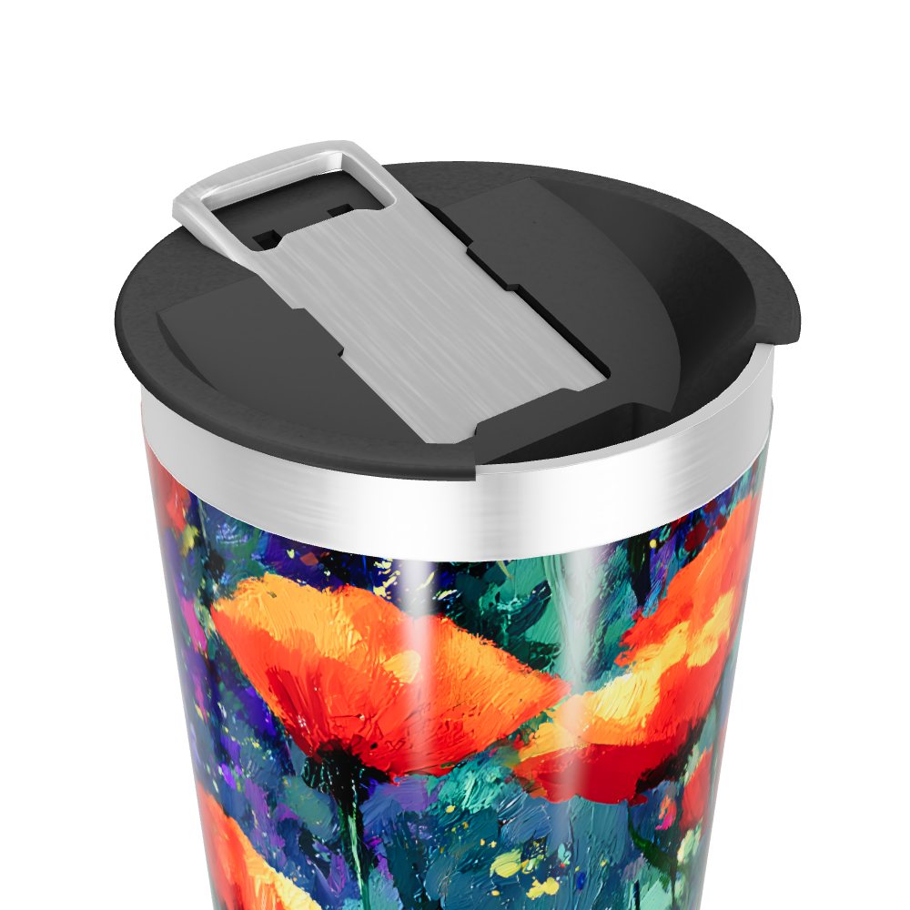 Copo Térmico - Estampa Floral Colorida